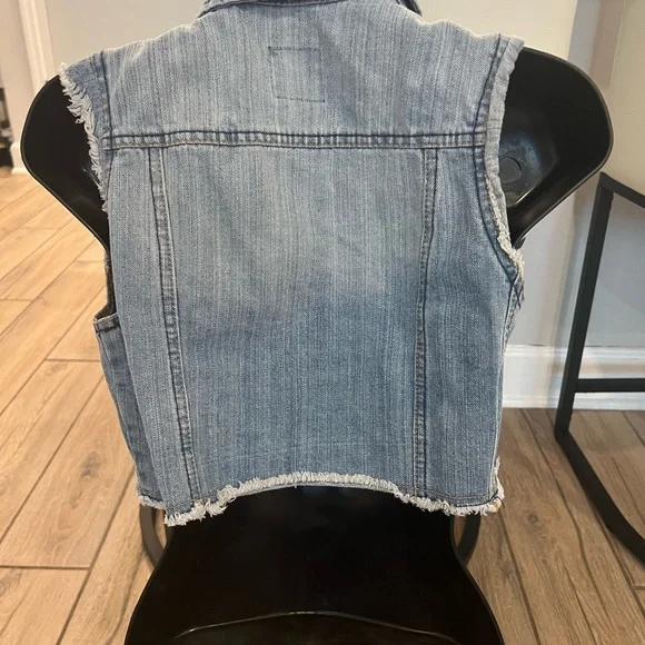 Highway Jeans Light Blue Denim Vest - Picture 3 of 4